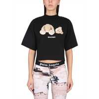 Tricouri Bear Print T-Shirt Femei