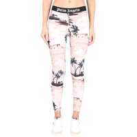 Pantaloni casual Island Print Leggings Femei