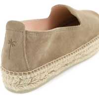 Espadrile Dama - Espadrile Maneb Suede Leather Espadrilles VINTAGE TAUPE Femei (BM 9736490) - B-mall.ro