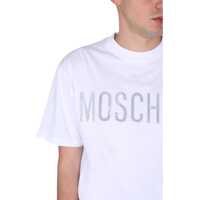Tricouri Moschino pentru Barbati - Tricouri Moschino Crewneck T-Shirt WHITE Barbati (BM 9736550) - B-mall.ro