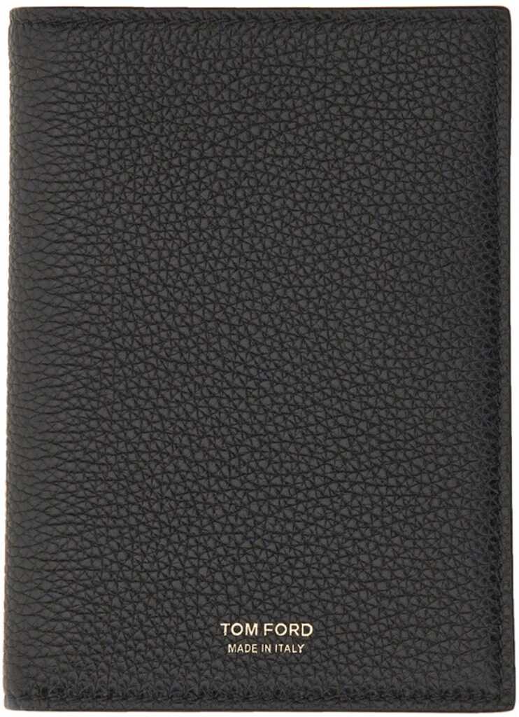 Tom Ford Passport Holder With Logo BLACK