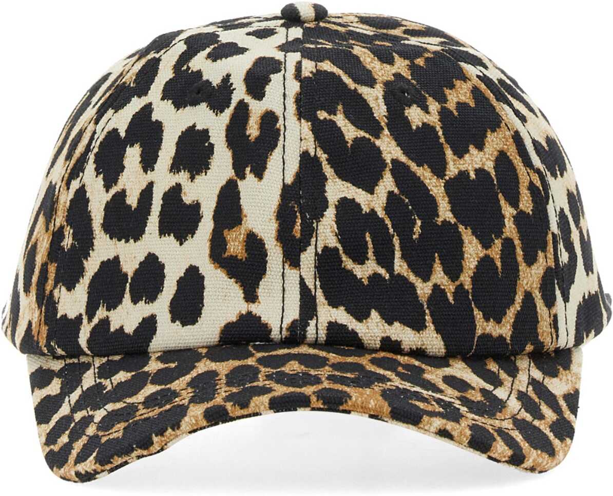 Ganni Baseball Cap MULTICOLOUR