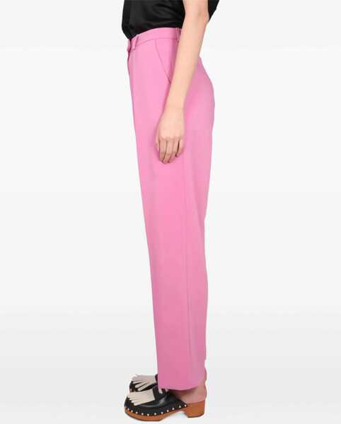 Pantaloni casual ALYSI Straight Leg Pants PINK Femei (BM 9736970) 3