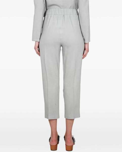 Pantaloni casual ALYSI Cropped Pants MULTICOLOUR Femei (BM 9736973) 4