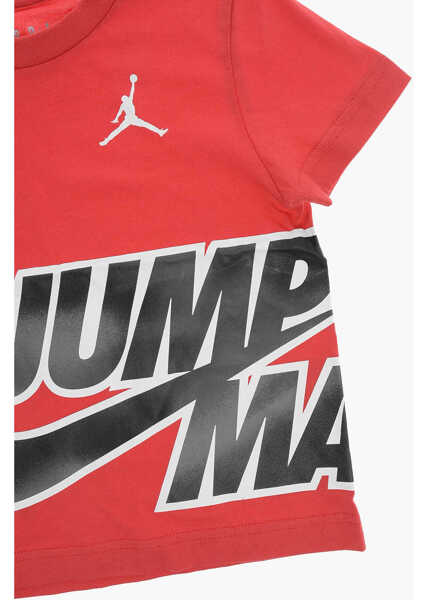 Tricouri Nike Air Jordan Acid Wash Printed Effect Crew-Neck T-Shirt Red Baieti (BM 9739658) 2