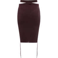 Fuste casual Dama - Fuste casual ANDREA ADAMO Skirt Brown Femei (BM 9740144) - B-mall.ro
