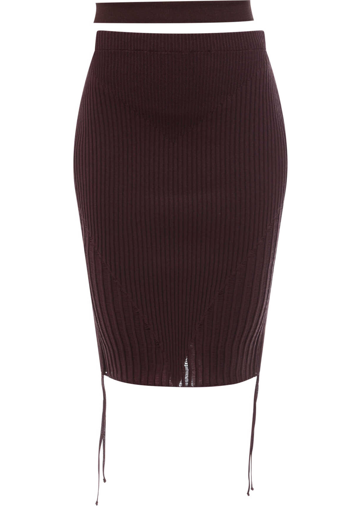 ANDREA ADAMO Skirt Brown