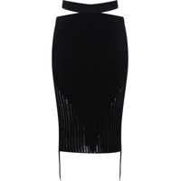 Fuste casual Dama - Fuste casual ANDREA ADAMO Skirt Black Femei (BM 9740147) - B-mall.ro
