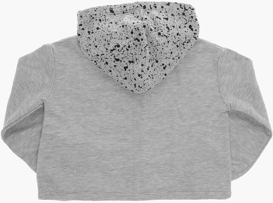 Bluze de trening Nike Hooded Sweatshirt With Contrast Logo Gray Baieti (BM 9741527) 3