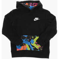 Hanorace Pocket Front And Inner Printed Sweatshirt Baieti