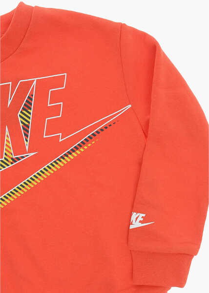 Bluze de trening Nike Maxi Logo Printed At The Front Crew-Neck Sweatshirt Red Baieti (BM 9741791) 2