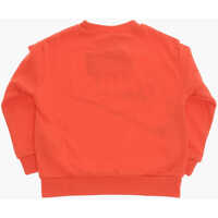 Bluze de trening pentru Baieti - Bluze de trening Nike Maxi Logo Printed At The Front Crew-Neck Sweatshirt Red Baieti (BM 9741791) - B-mall.ro