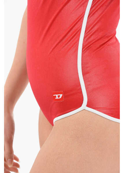 Costume de baie intregi Diesel Solid Color Bfsw-Antiope One Piece Swimsuit With Contrasting Red Femei (BM 9741836) 3