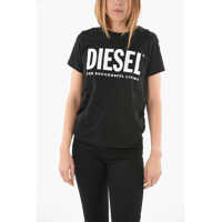 Tricouri Maxi Frontal Logo T-Sily Crew-Neck T-Shirt Femei