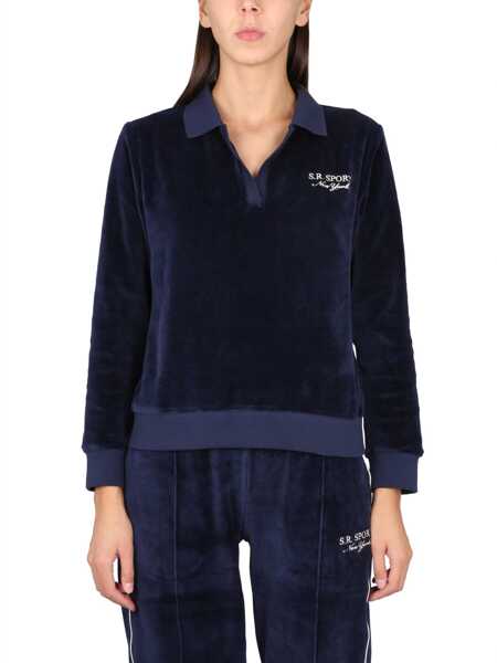 Tricouri Polo Dama SPORTY&RICH Chenille Polo Shirt