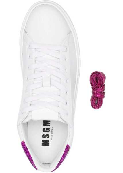 Sneakers MSGM Iconic Cupsole Sneaker FUCHSIA Femei (BM 9741989) 4