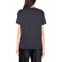 Tricouri Dama - Tricouri Maison Margiela T-Shirt With Logo Embroidery BLACK Femei (BM 9742055) - B-mall.ro