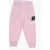 Nike Fleeced-Cotton 2 Pockets Joggers With Drawstring At The Wais Pink