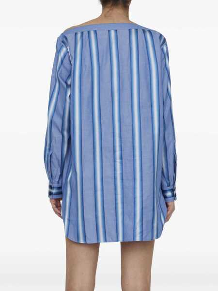 Rochii elegante ETRO Striped Shirt Dress LIGHT BLUE Femei (BM 9742382) 4