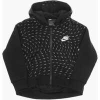 Bluze de trening All Over Logo Printed Sweatshirt With Zip Closure Baieti