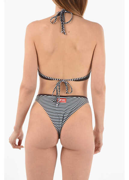 Costume de baie intregi Diesel Striped Details Leggy Silhouette Bfsw-Katrien One Piece Swim Black Femei (BM 9742727) 2