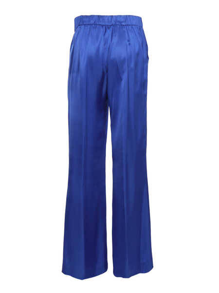 Pantaloni casual P.A.R.O.S.H. Wide pants Blue Femei (BM 9743396) 2