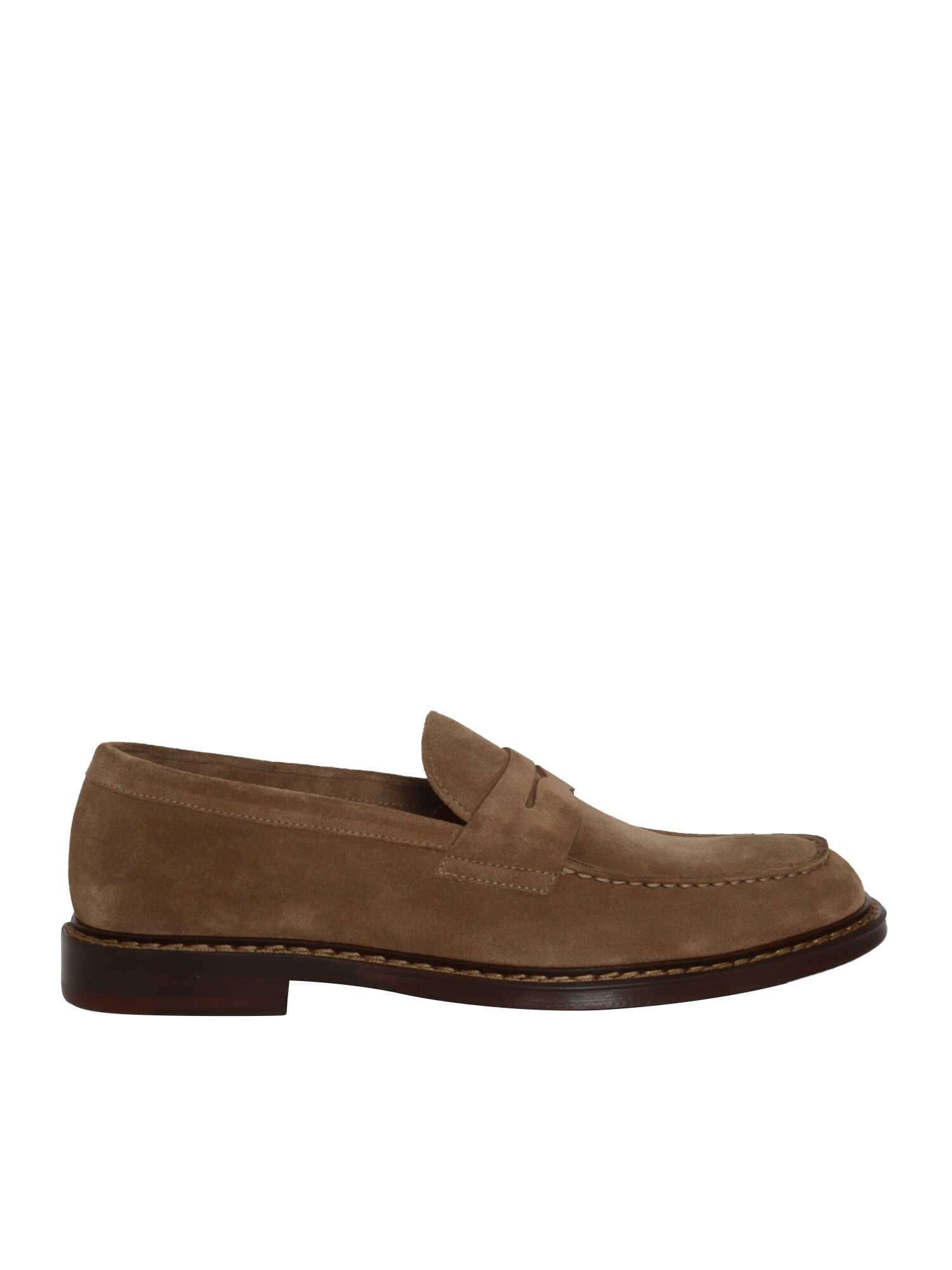 Doucal\'s Penny loafers Brown