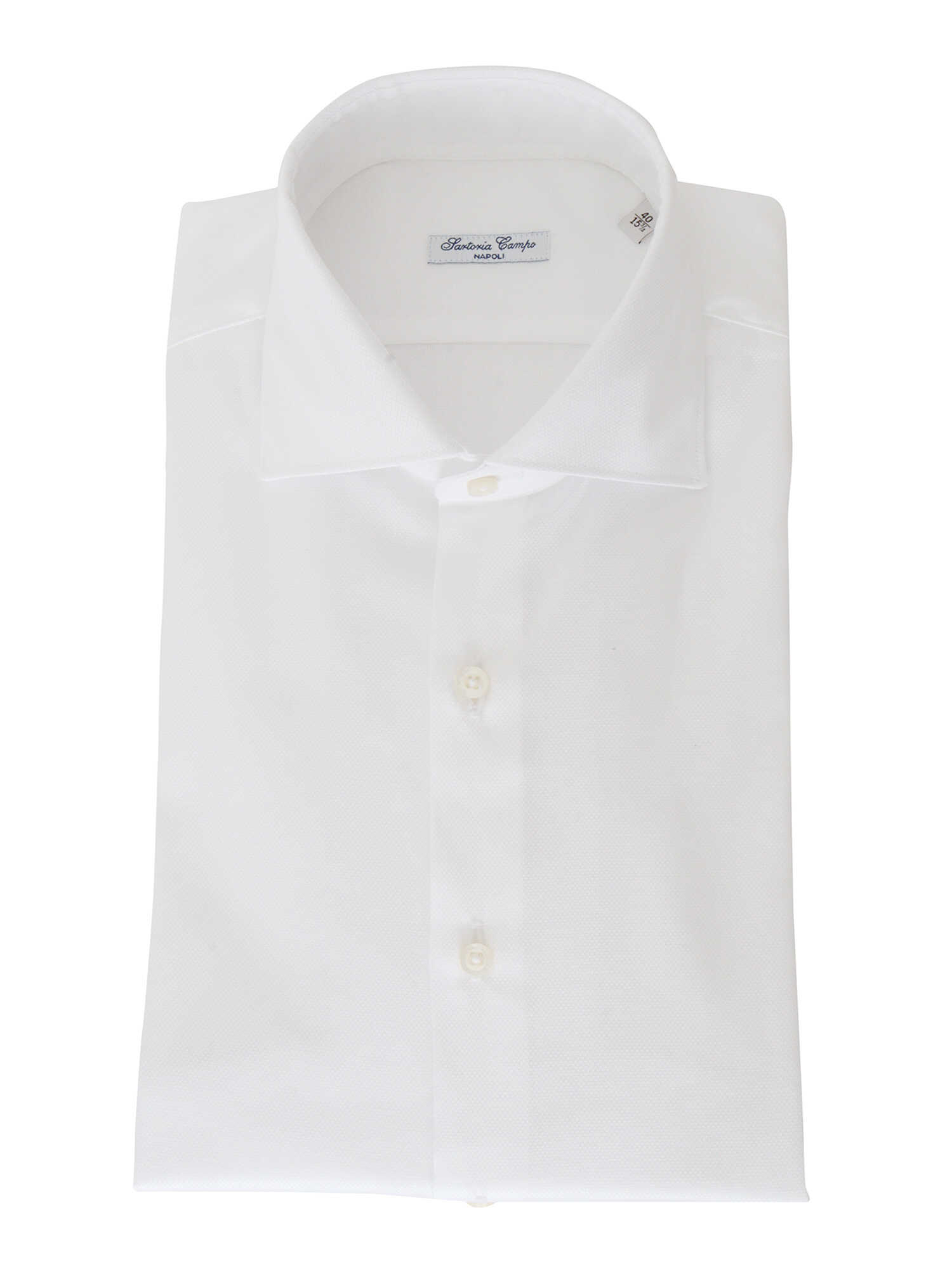 Sartoria Del Campo-Sonrisa Classic shirt White