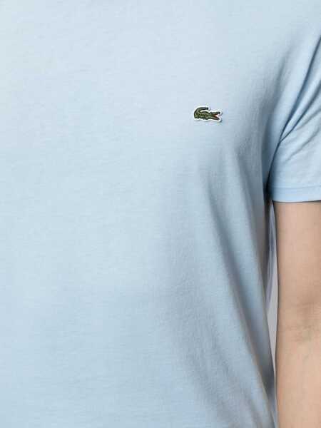 Tricouri Lacoste Lacoste T-shirt TH6709 132 GREEN Green Barbati (BM 9743714) 5