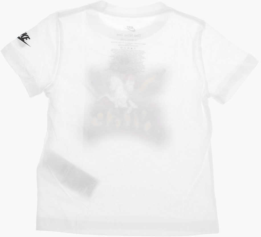 Tricouri Nike Front Printed Crew-Neck T-Shirt White Baieti (BM 9743840) 3