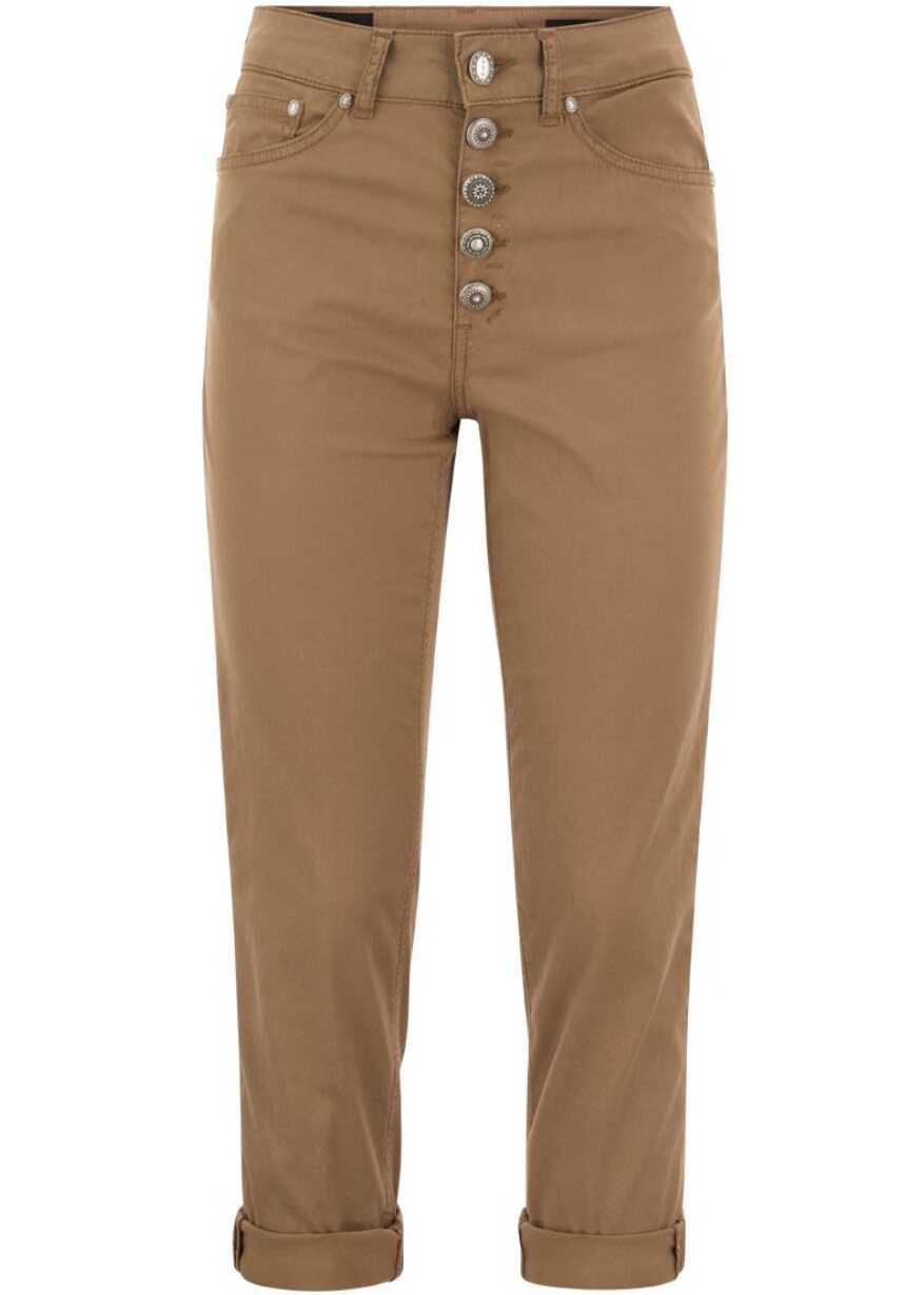 Dondup Synthetic Fibers Pants BEIGE