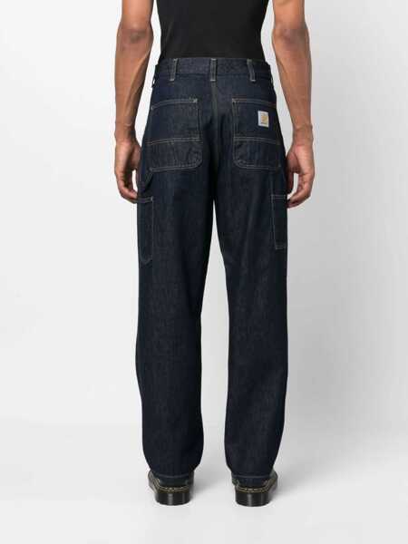 Pantaloni casual Carhartt CARHARTT JEANS I032024 014Q BLUE Blue Barbati (BM 9745022) 4