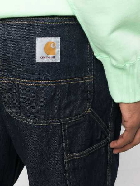 Pantaloni casual Carhartt CARHARTT JEANS I032024 014Q BLUE Blue Barbati (BM 9745022) 5