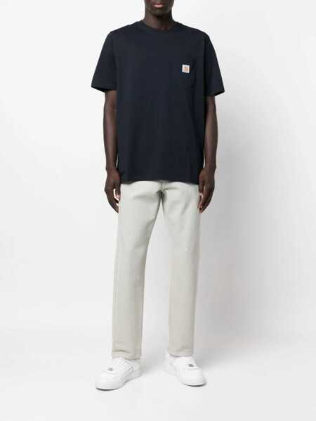 Tricouri Carhartt Carhartt T-shirt I030434 89XX BLACK Uvxx Pale Olive Barbati (BM 9745070) 2