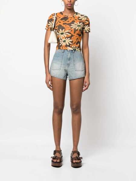 Pantaloni scurti Kenzo Short In Denim DENIM Femei (BM 9745169) 2