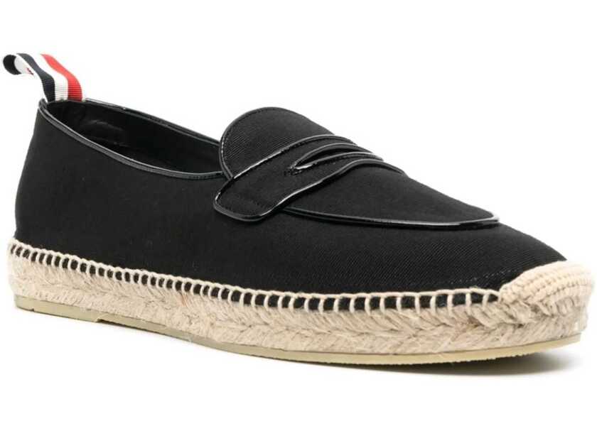 Mocasini Thom Browne Espadrille Penny Varsity BLACK Femei (BM 9745172) 2