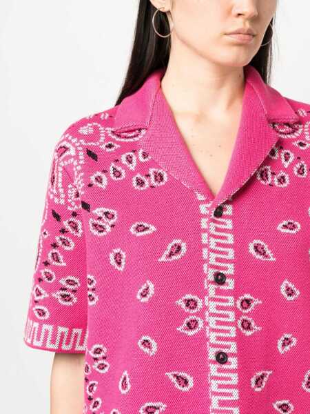 Bluze ALANUI Bandana Shirt PINK Femei (BM 9745178) 5