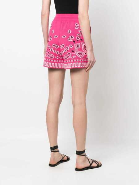 Pantaloni scurti ALANUI Short Bandana PINK Femei (BM 9745187) 4