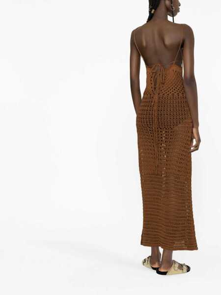 Rochii casual ALANUI Mother Nature Dress BROWN Femei (BM 9745190) 3