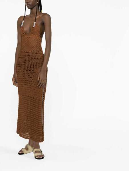 Rochii casual ALANUI Mother Nature Dress BROWN Femei (BM 9745190) 4