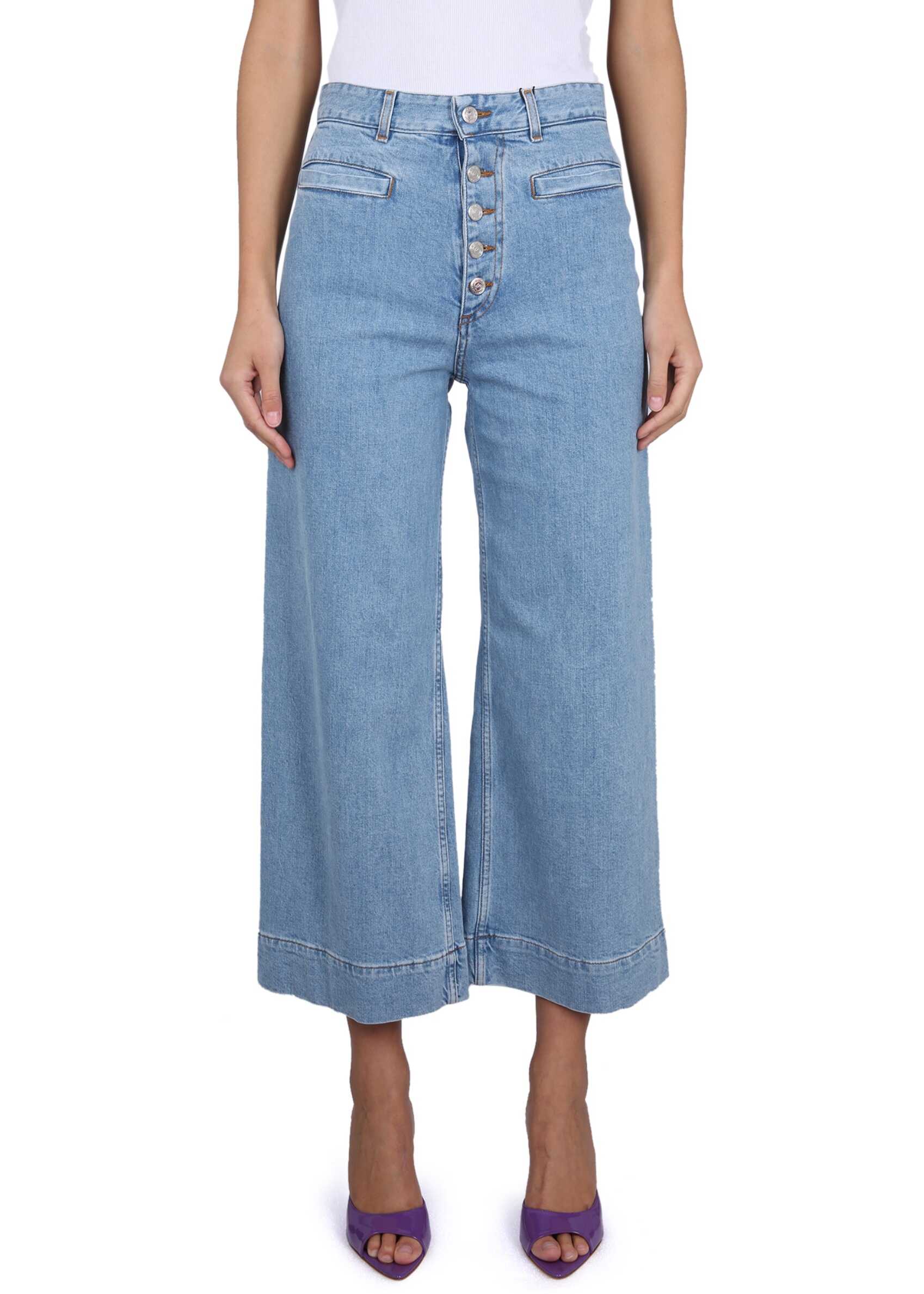 ETRO Cropped Fit Jeans BLUE