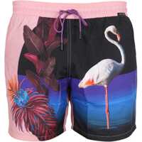 Bermude Boxer Swimsuit With Print Barbati