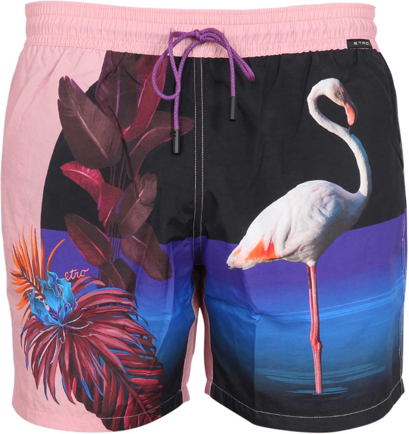 ETRO Boxer Swimsuit With Print MULTICOLOUR