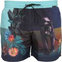 Bermude Boxer Swimsuit With Print Barbati