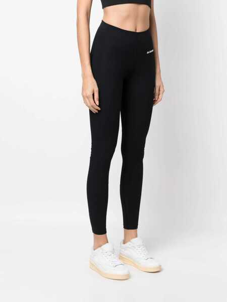 Pantaloni casual Jil Sander Leggings With Logo BLACK Femei (BM 9745226) 3