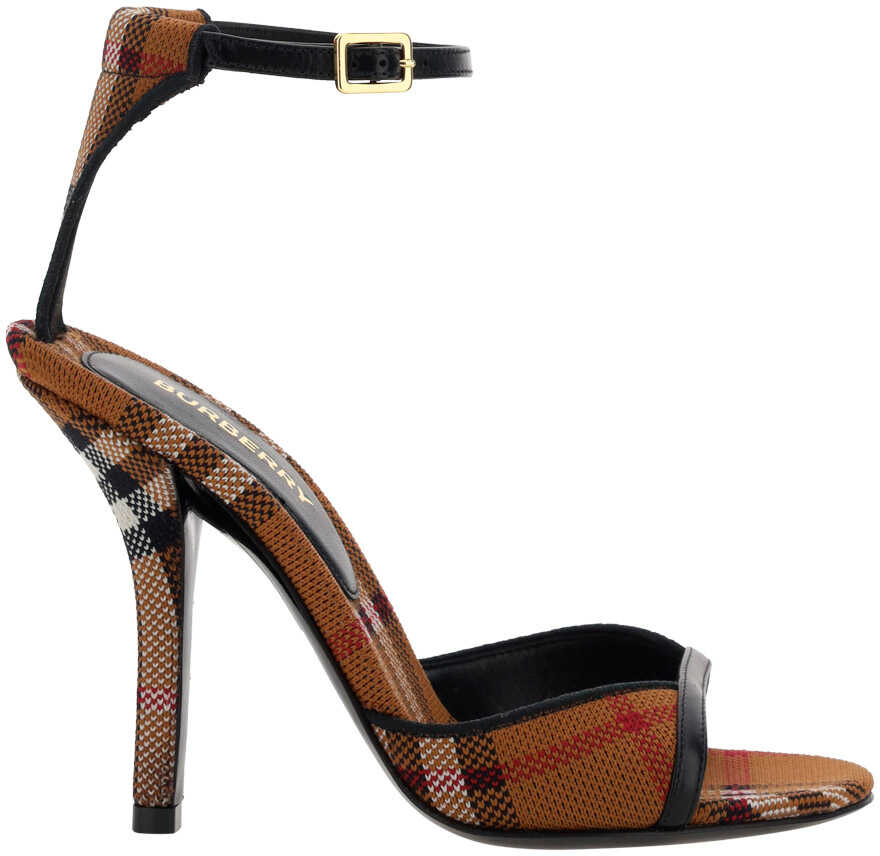 Burberry Wendy Sandals DARK BIRCH BROWN CHK