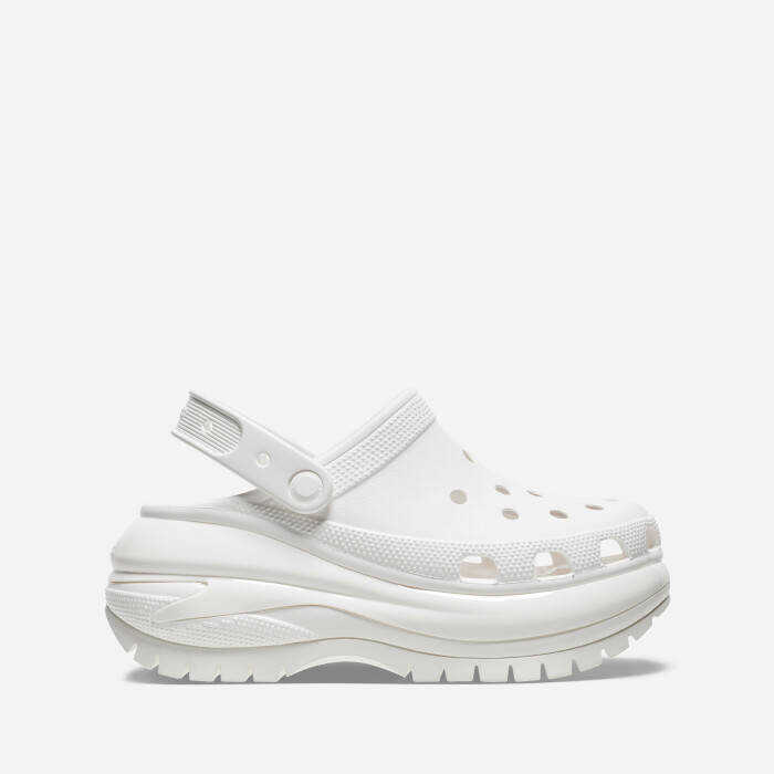 Crocs Classic Mega Crush Clog 207988 WHITE WHITE