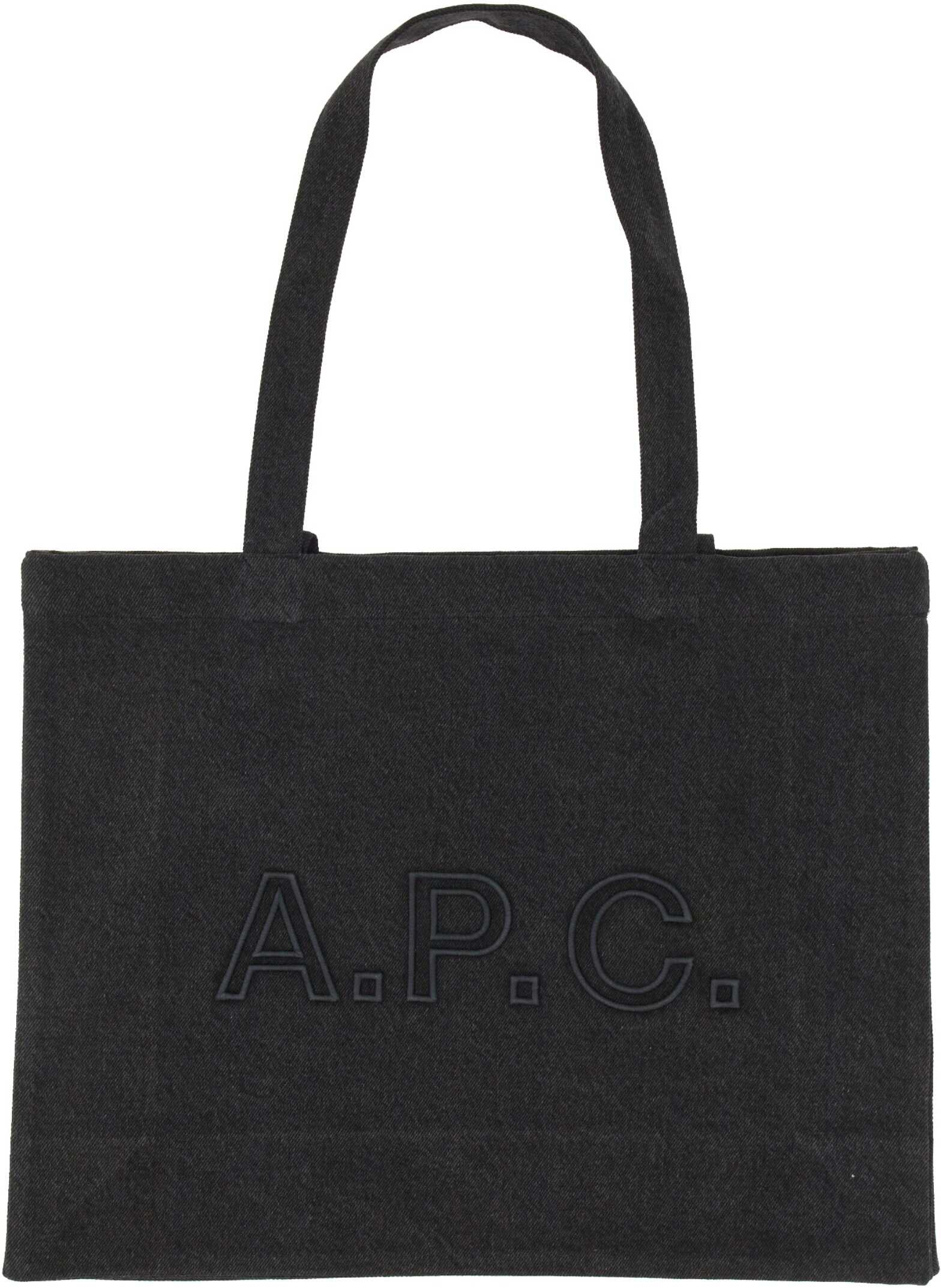 A.P.C. Diane Shopper Bag BLACK