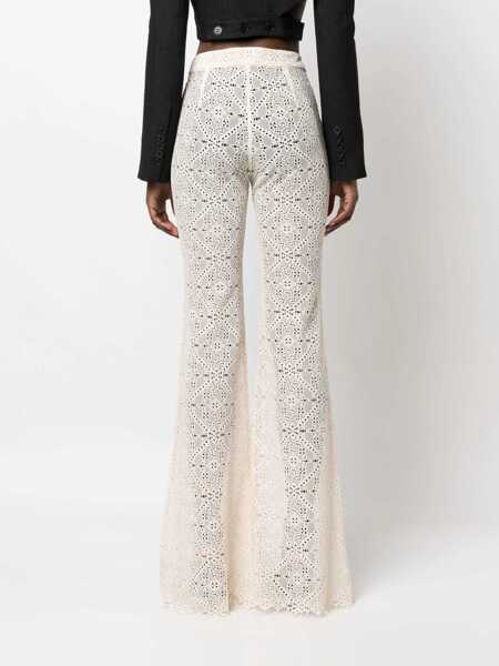 Pantaloni casual DSQUARED2 Pants With Embroidery POWDER Femei (BM 9746288) 4