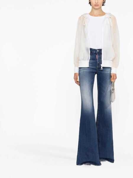 Blugi evazati DSQUARED2 Super Flare Jeans BLUE Femei (BM 9746339) 2